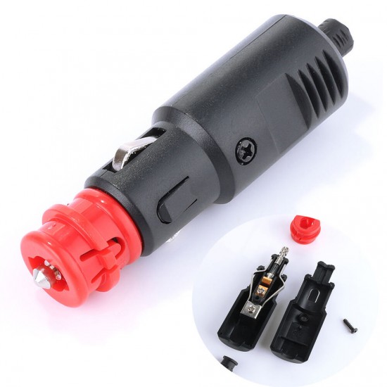 12V  Male Car Cigarette Lighter Socket Plug 
